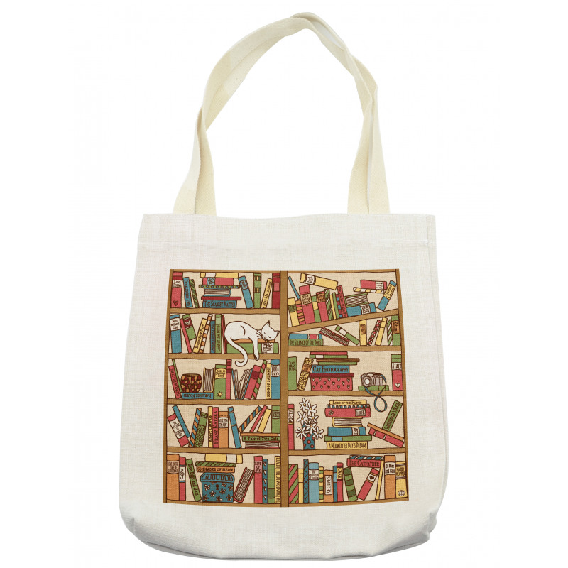 Nerd Bohem Cat Kitten Tote Bag