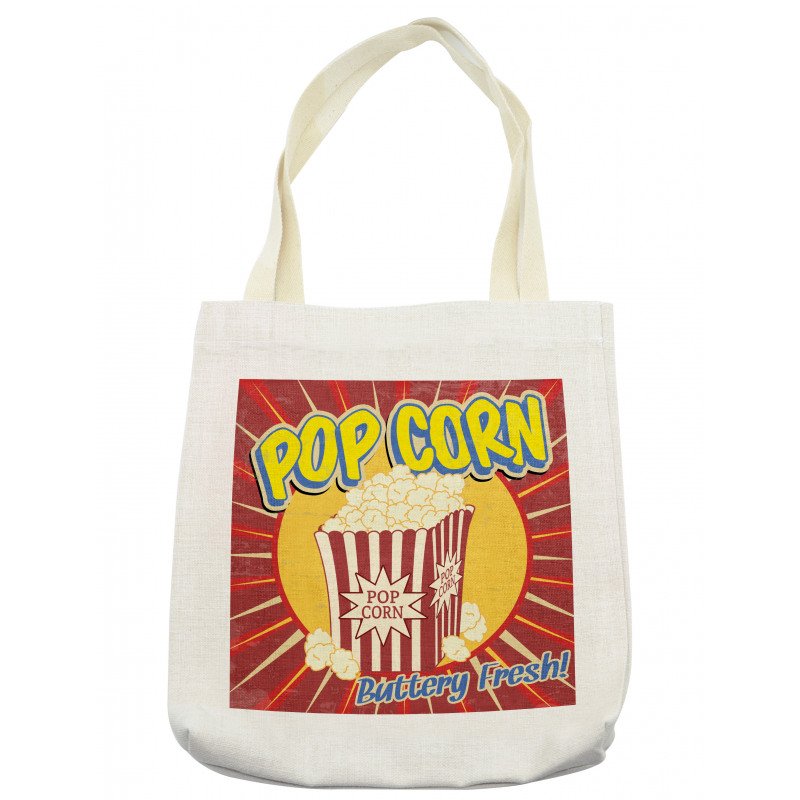 Pop Corn Movie Snack Tote Bag