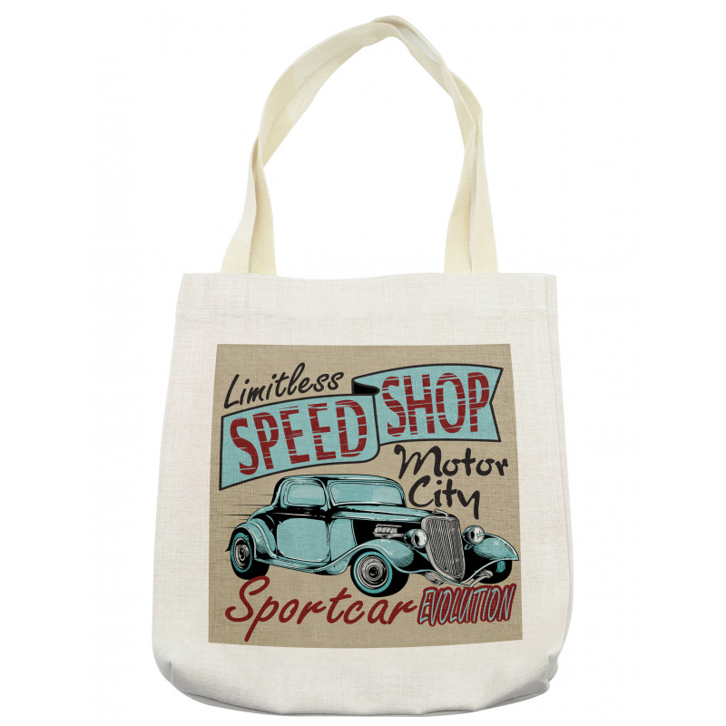 Retro Antique Sports Tote Bag