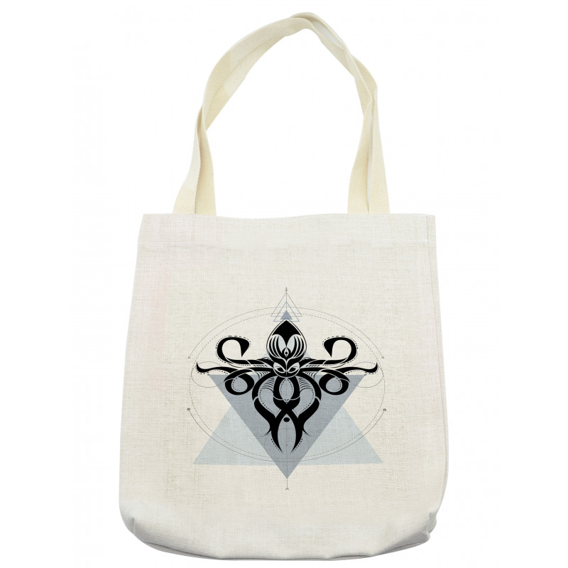 Geometric Style Sea Animal Tote Bag