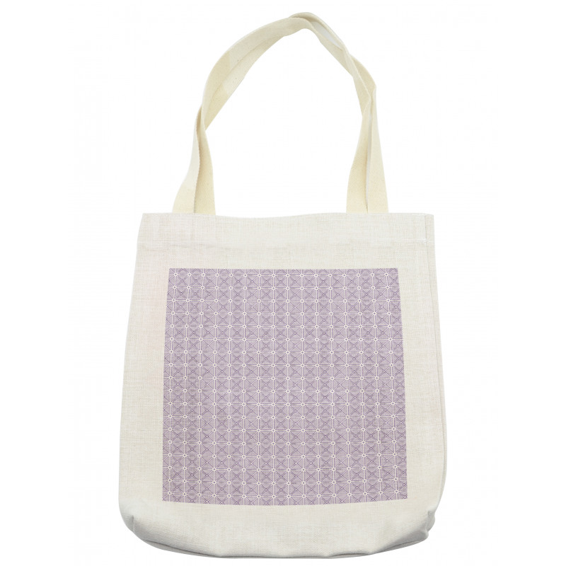 Monotone Striped Triangles Tote Bag