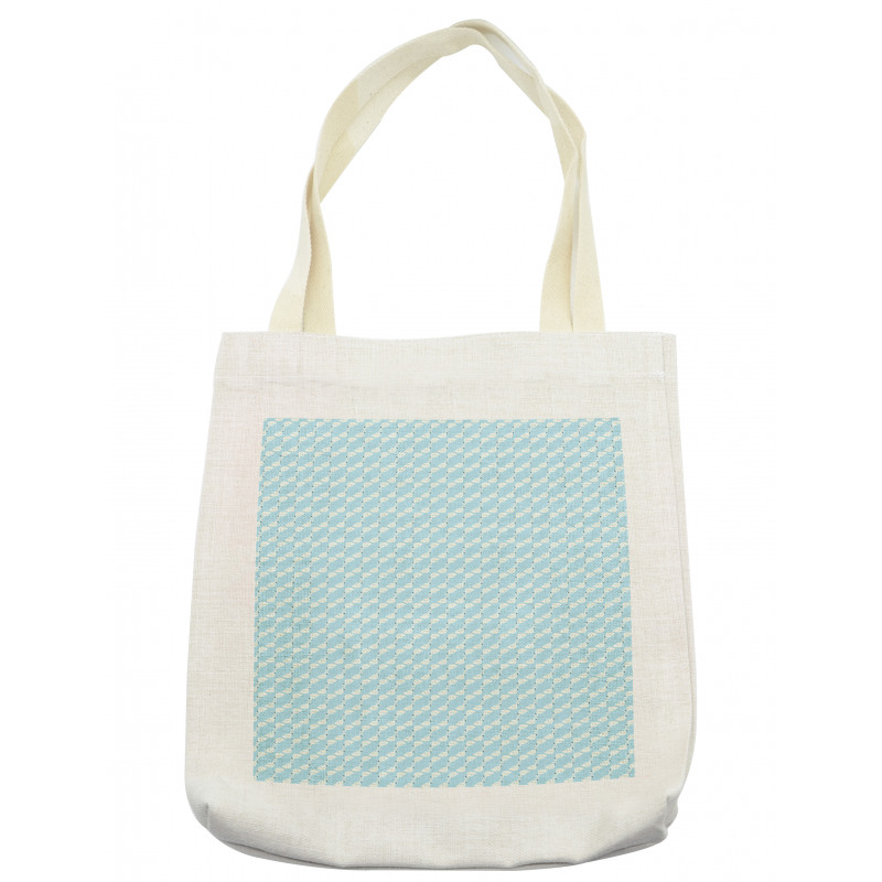 Minimal Abstract Floral Birds Tote Bag