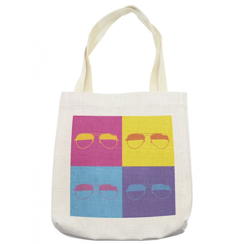 Retro Image Summer Items Tote Bag