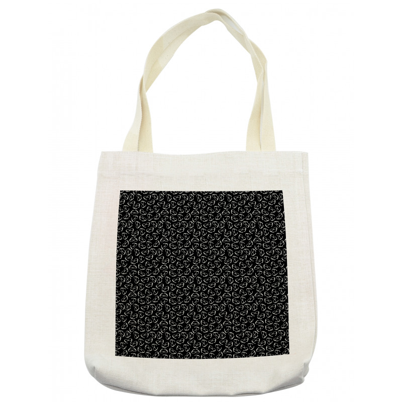 Monochrome Random Shades Tote Bag