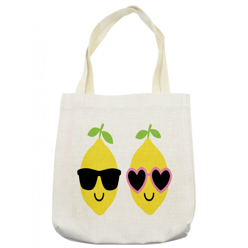 Boy Girl Lemon Smiling Tote Bag