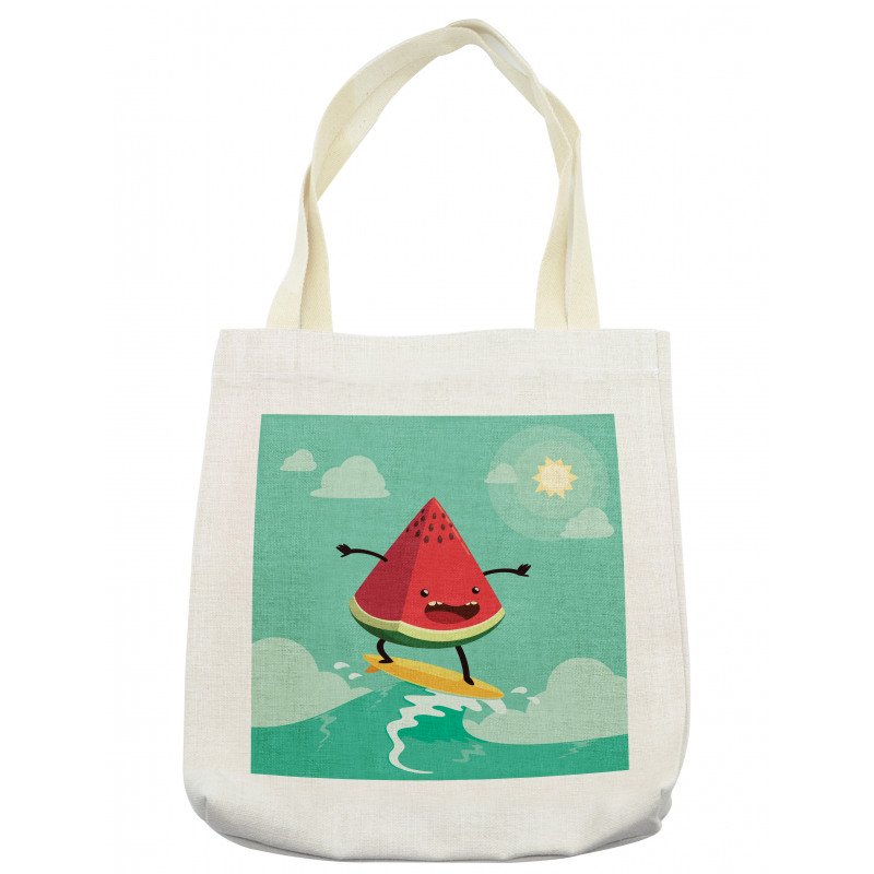 Watermelon on the Waves Tote Bag