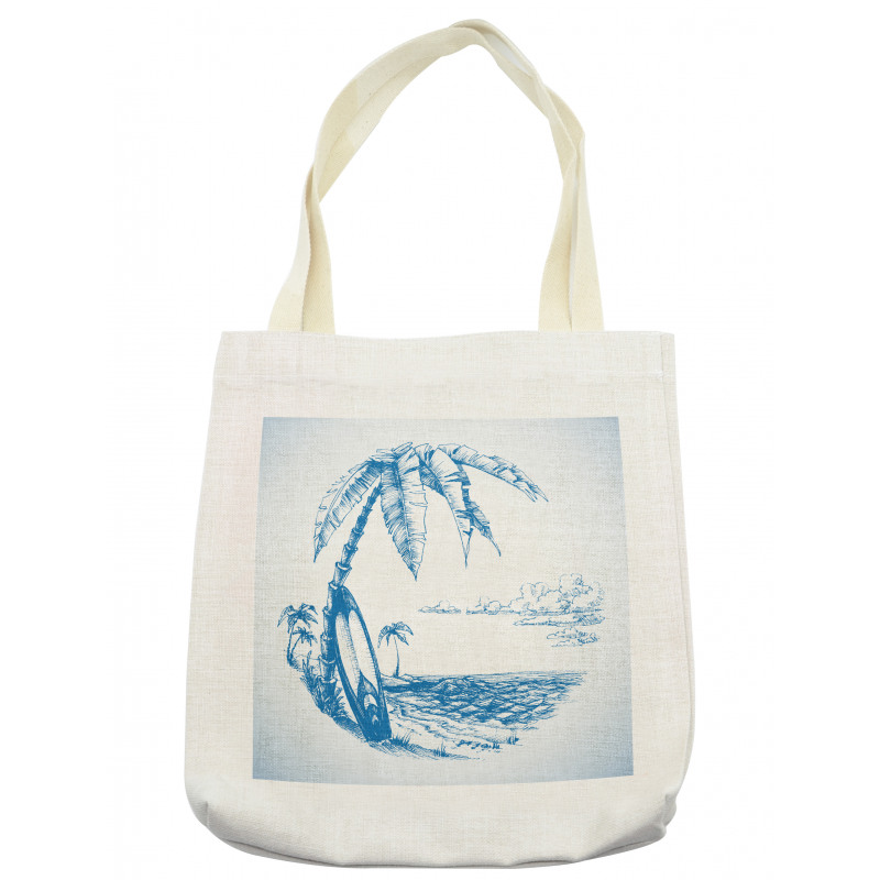 Surf Hawaiian Beach Tote Bag