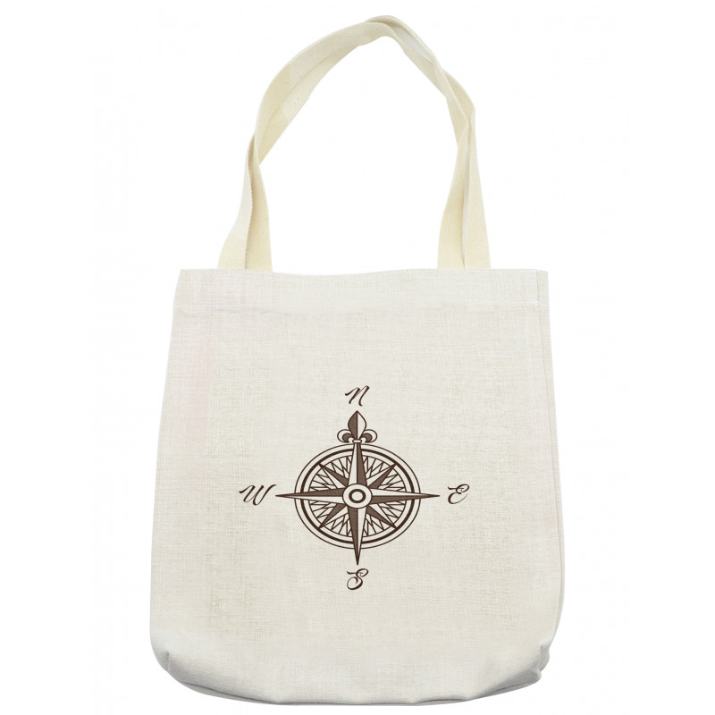 Simple Retro Windrose Art Tote Bag