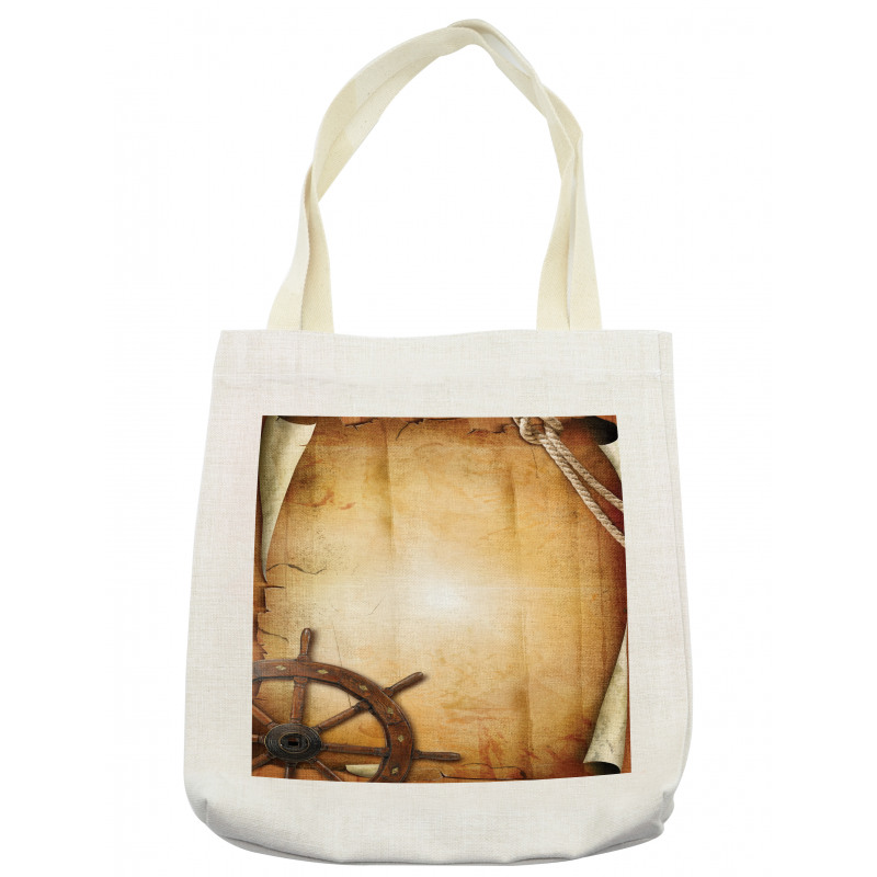 Old Paper Effect Wheel Tote Bag