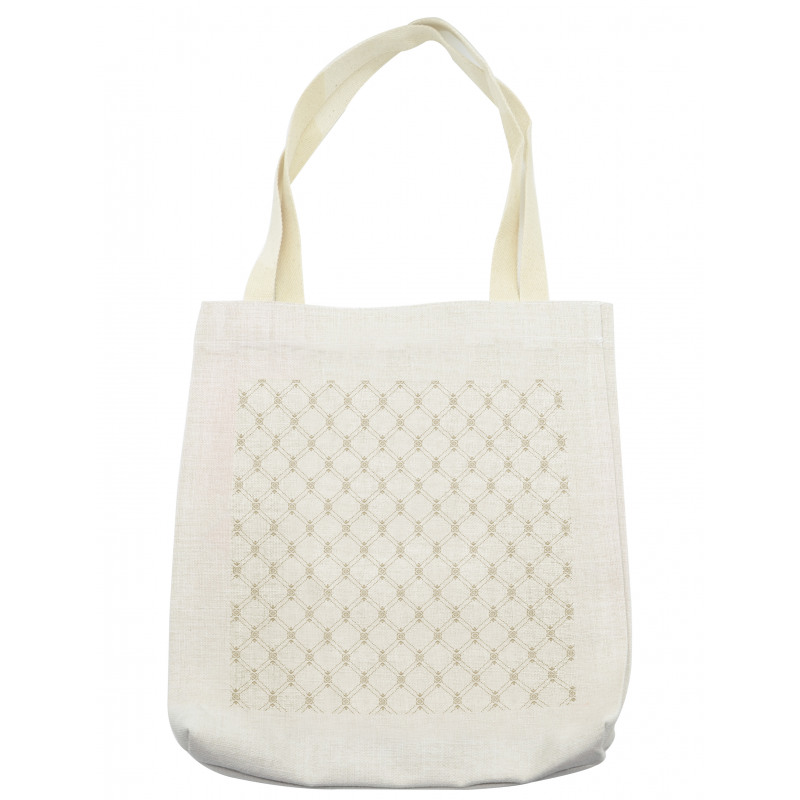 Dots and Floral Elements Tote Bag