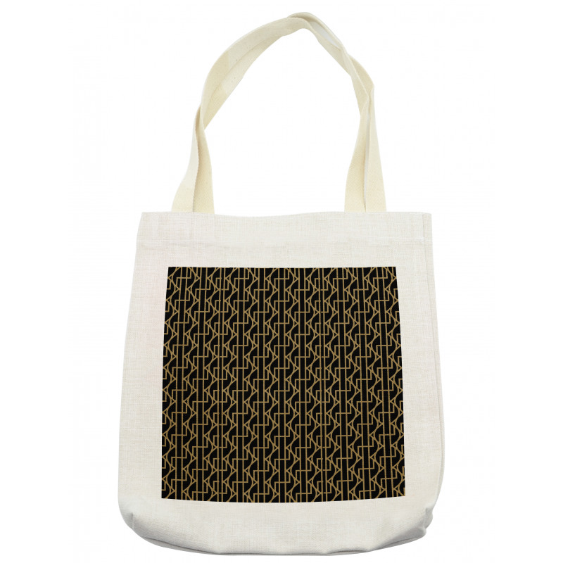 Zigzags Streaks Graphic Tote Bag