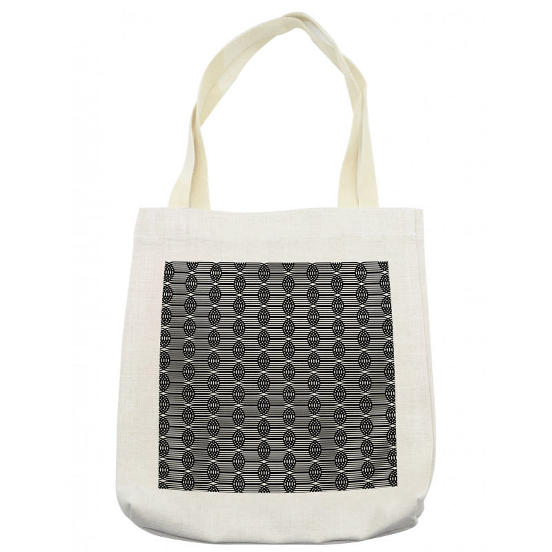 Vertical Waves Intersecting Tote Bag