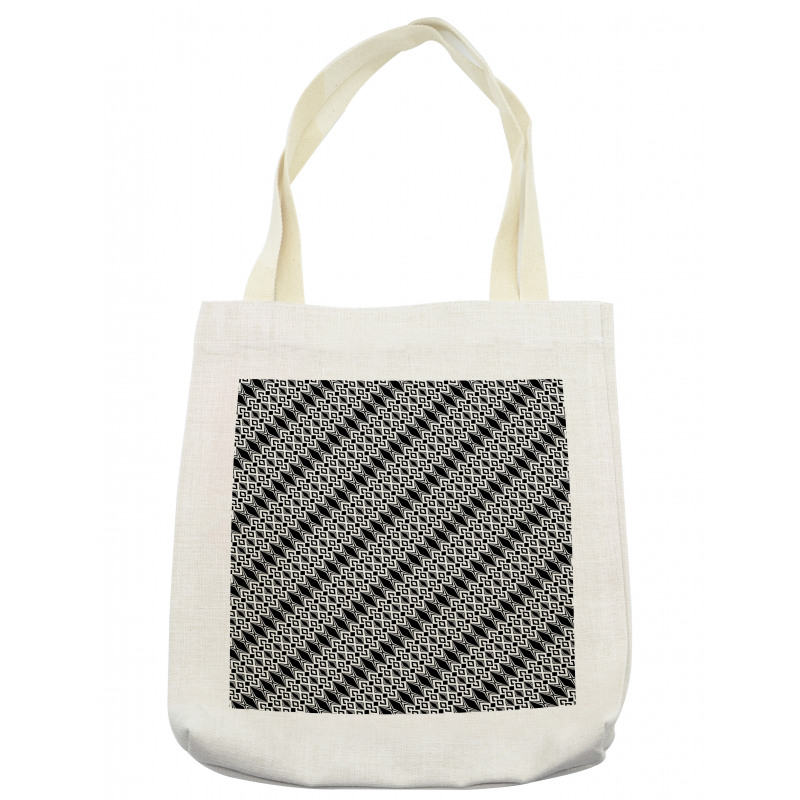 Diagonal Diamond Ornament Tote Bag