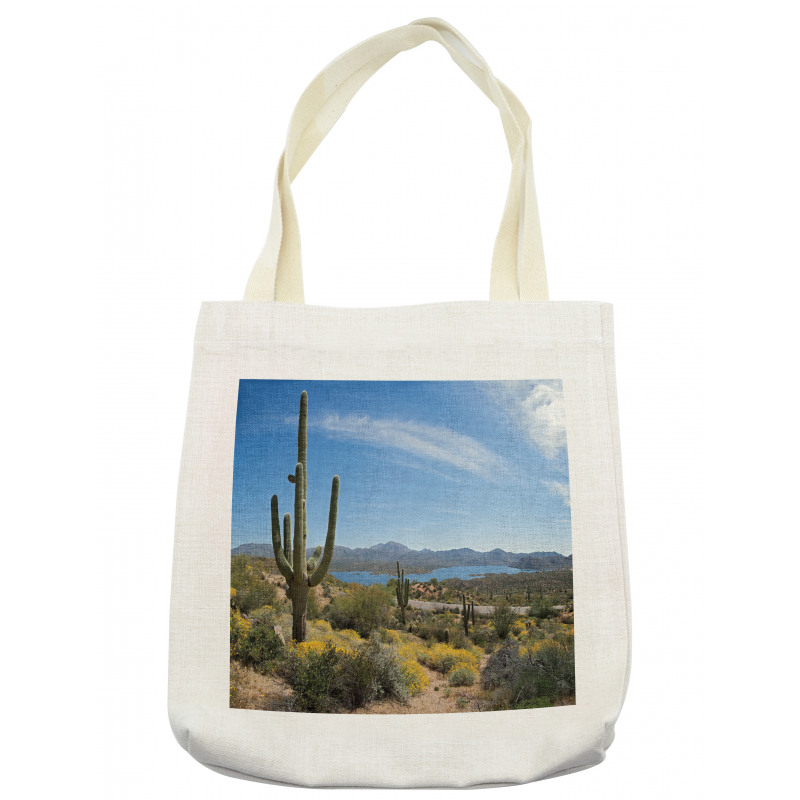 Cactus on the Valley Tote Bag