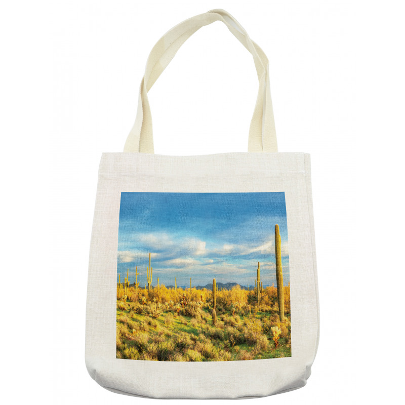 Western Cactus Spikes Tote Bag