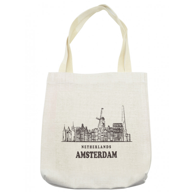 Netherlands City Skyline Tote Bag