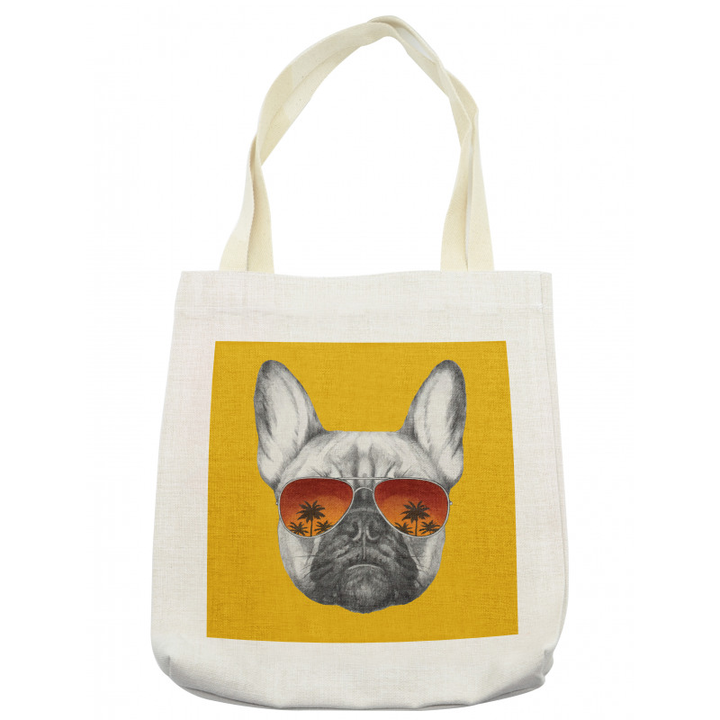 Funny Pet in Sunglasses Tote Bag