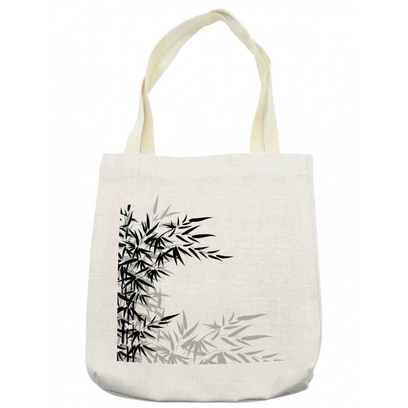 Bamboo Plant Leaves Tote Bag