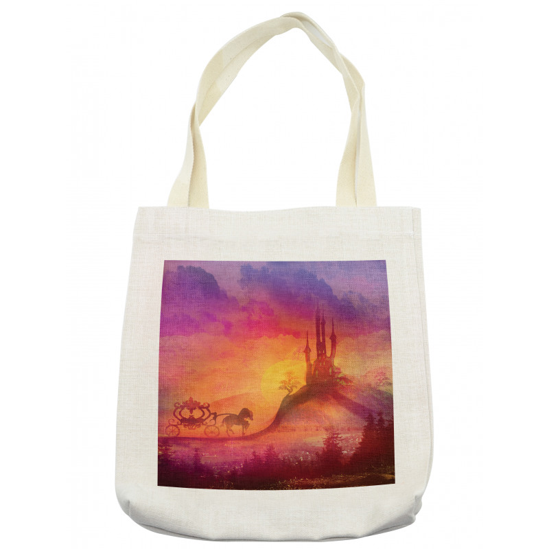 Medieval Castle Kingdom Tote Bag