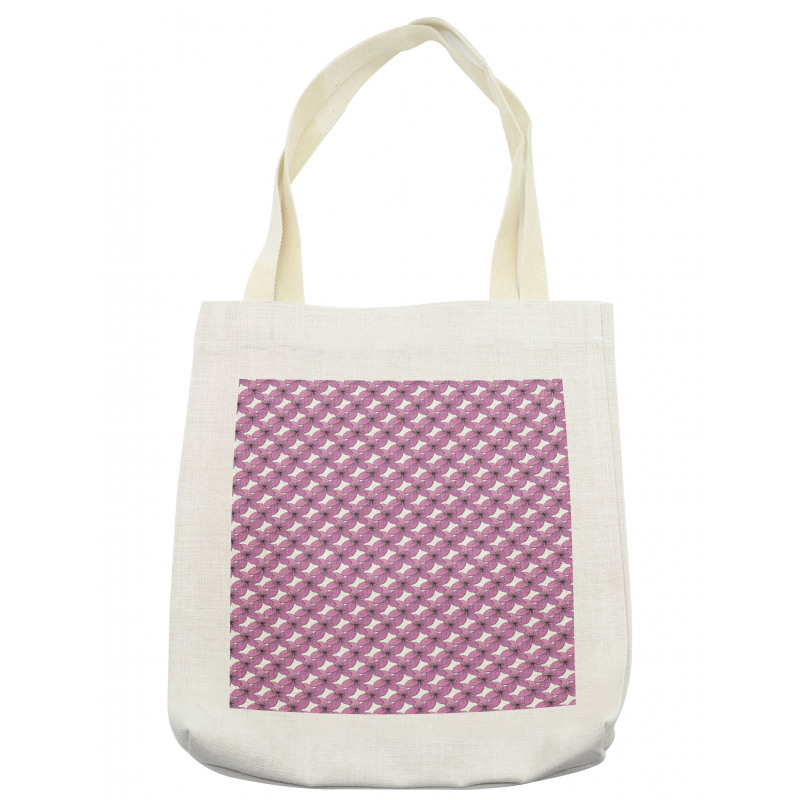 Graphic Flowers Clutter Tote Bag