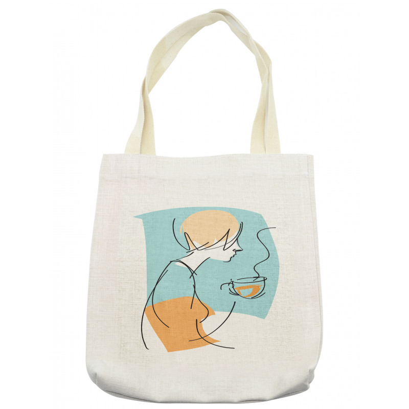 Randomly Scribbled Lady Cup Tote Bag