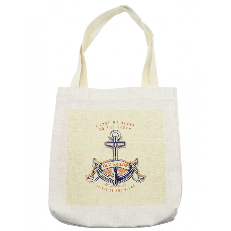 Vintage Style Anchor Sign Tote Bag