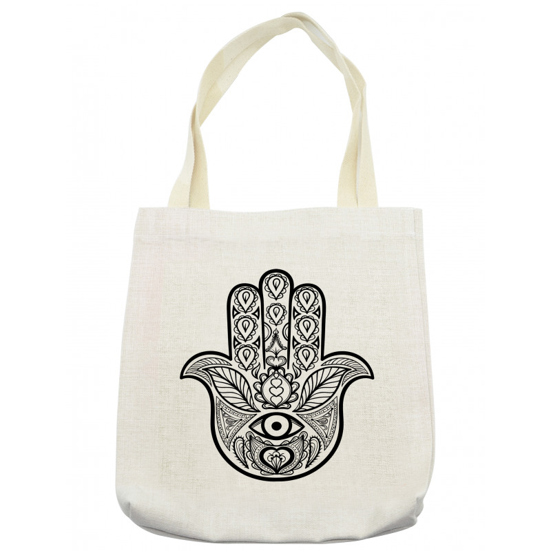 Evil Eye Oriental Eastern Tote Bag