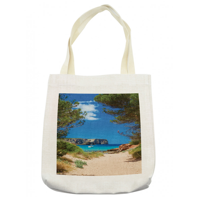 Sand Pathway to Ocean Tote Bag