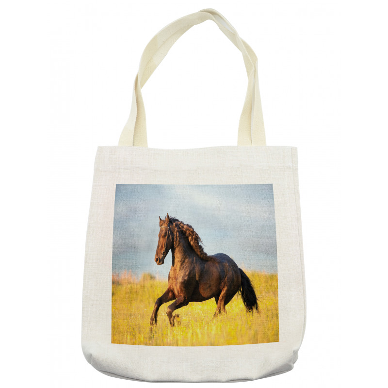 Meadow Mystery Horse Tote Bag