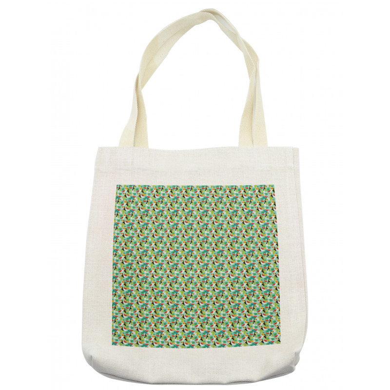 Summer Forest Birds Tote Bag