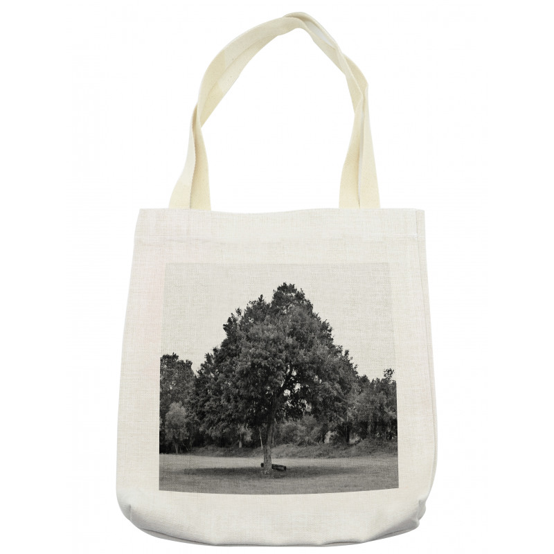 Leafy Big Tree Vintage Tote Bag