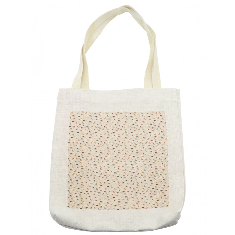 Farm Party Horse Polka Dots Tote Bag