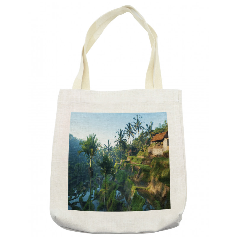 Palm Trees Morning Tote Bag