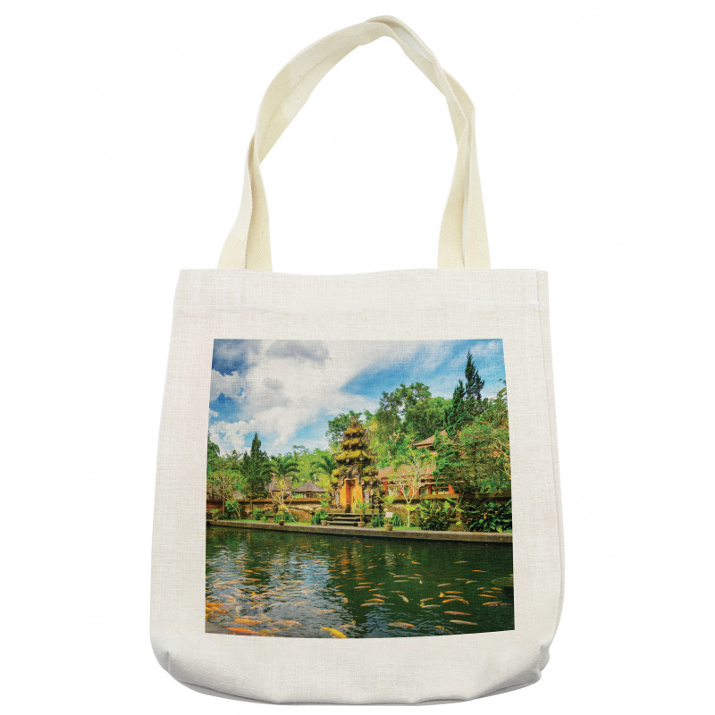 Oriental Fish Lake Sea Tote Bag