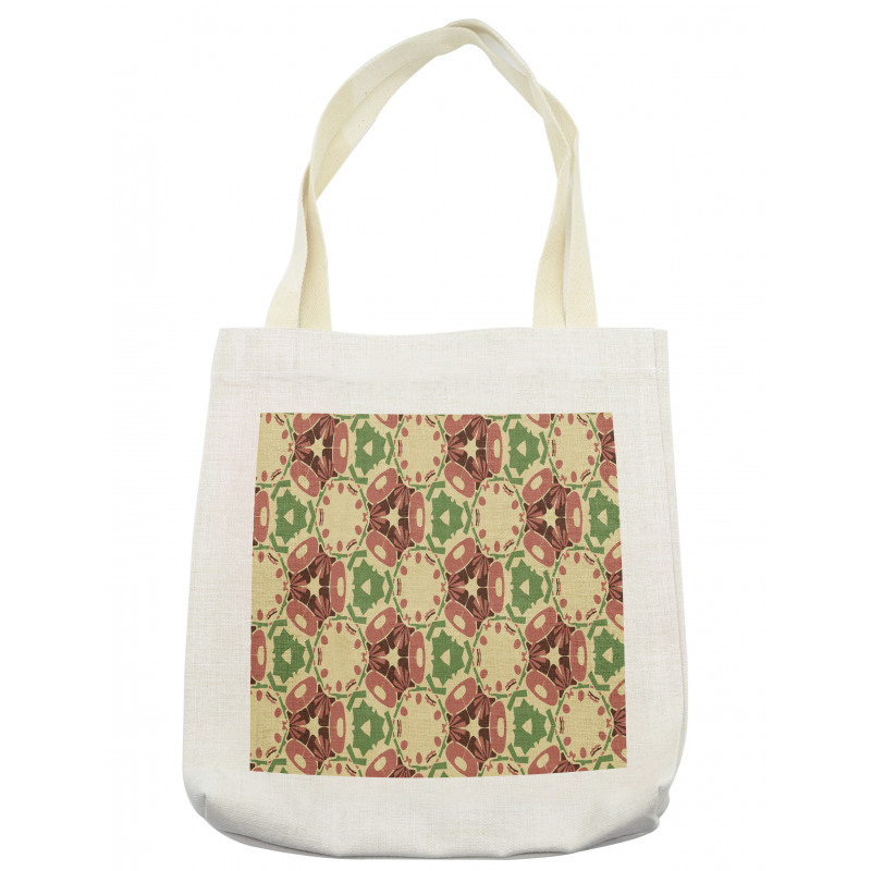 Geometric Shape Motifs Tote Bag