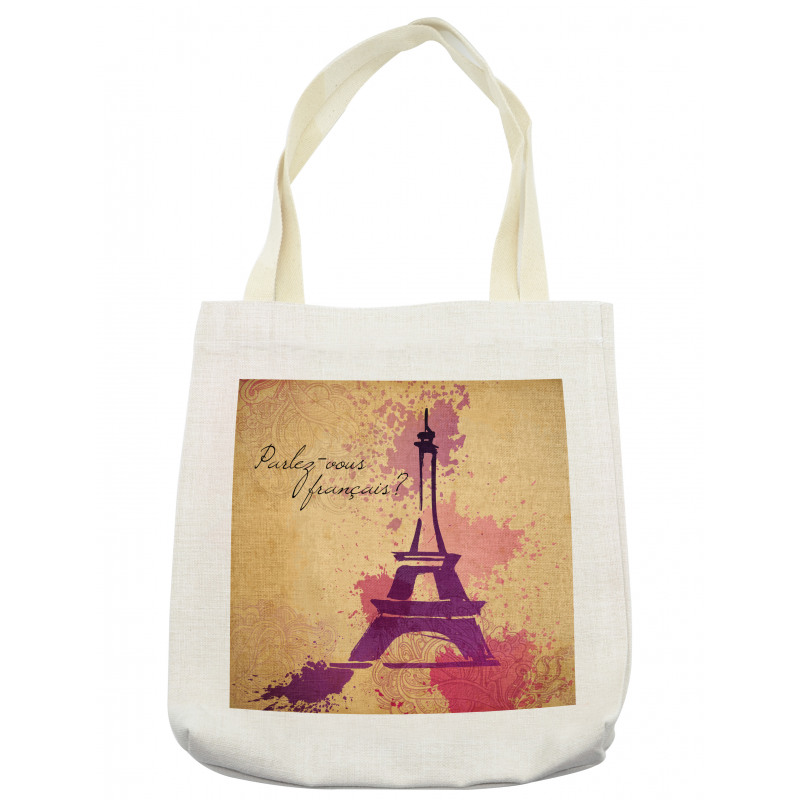 Pastel Splash Retro Tote Bag