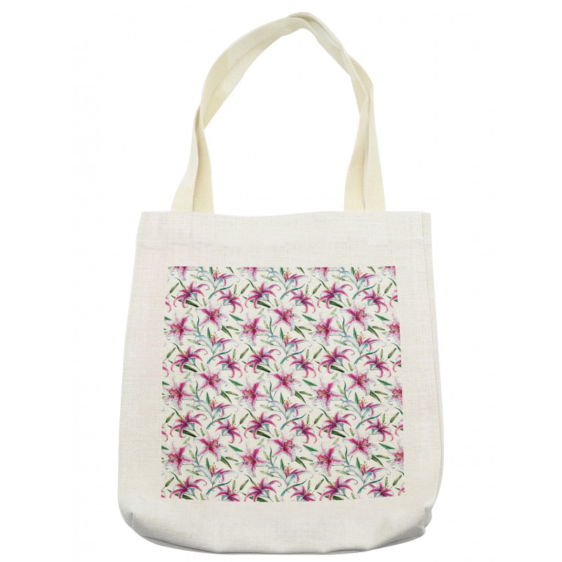 Vivid Wild Lily Flora Tote Bag