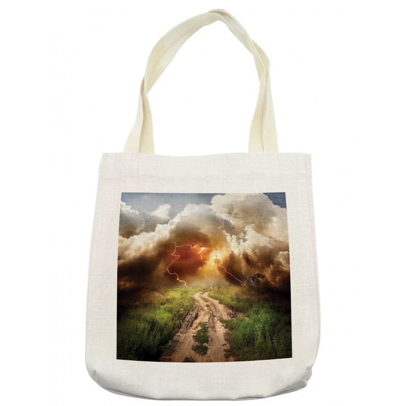 Big Rain Cloud Dazzling Tote Bag