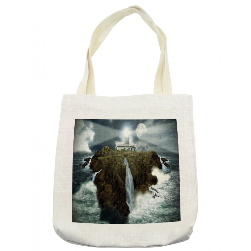 Rocks Stormy Sealife Tote Bag