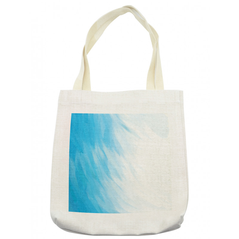 Waves Cloudy Sky Tote Bag