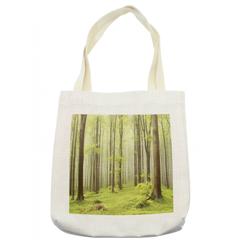 Misty Spring Nature Tote Bag