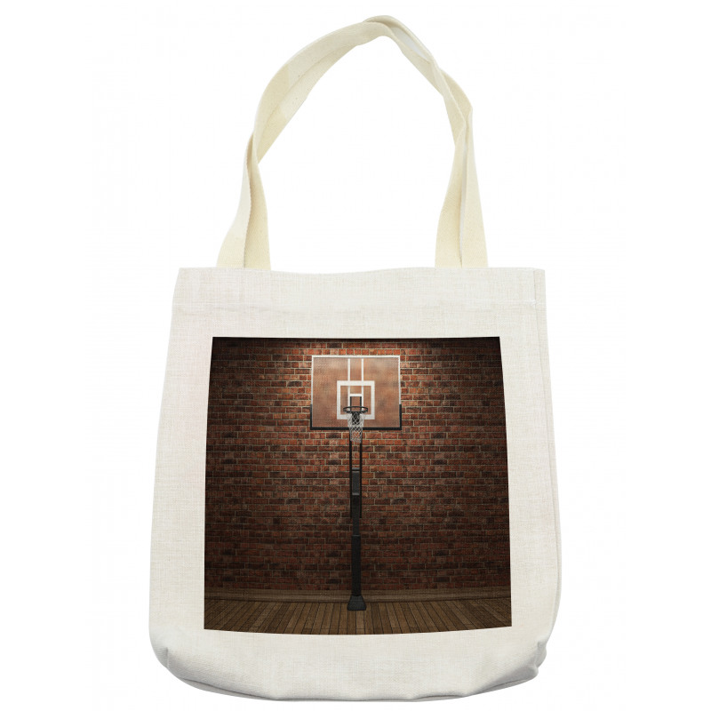 Basketball Field Sports Tote Bag