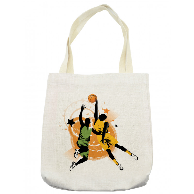 Basketball Players Art Tote Bag