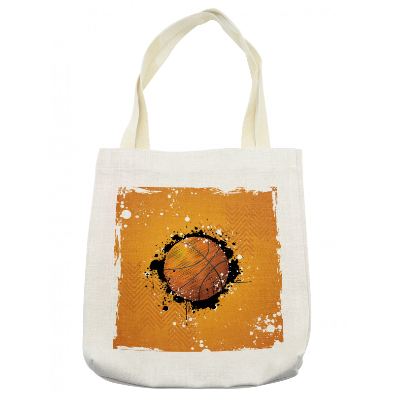 Basketball Splash Style Tote Bag