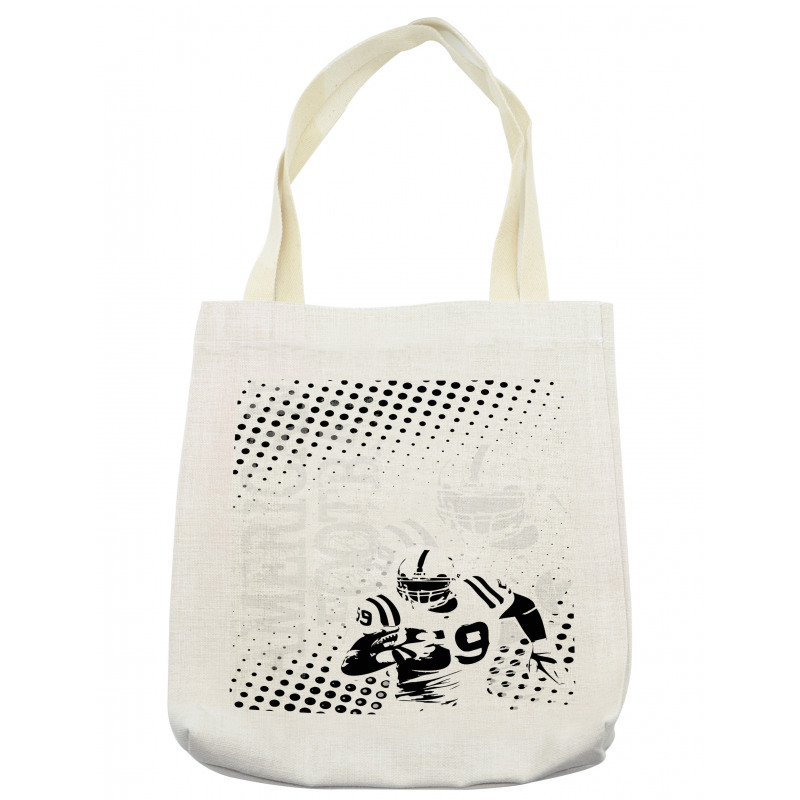 Character Running Passing Tote Bag