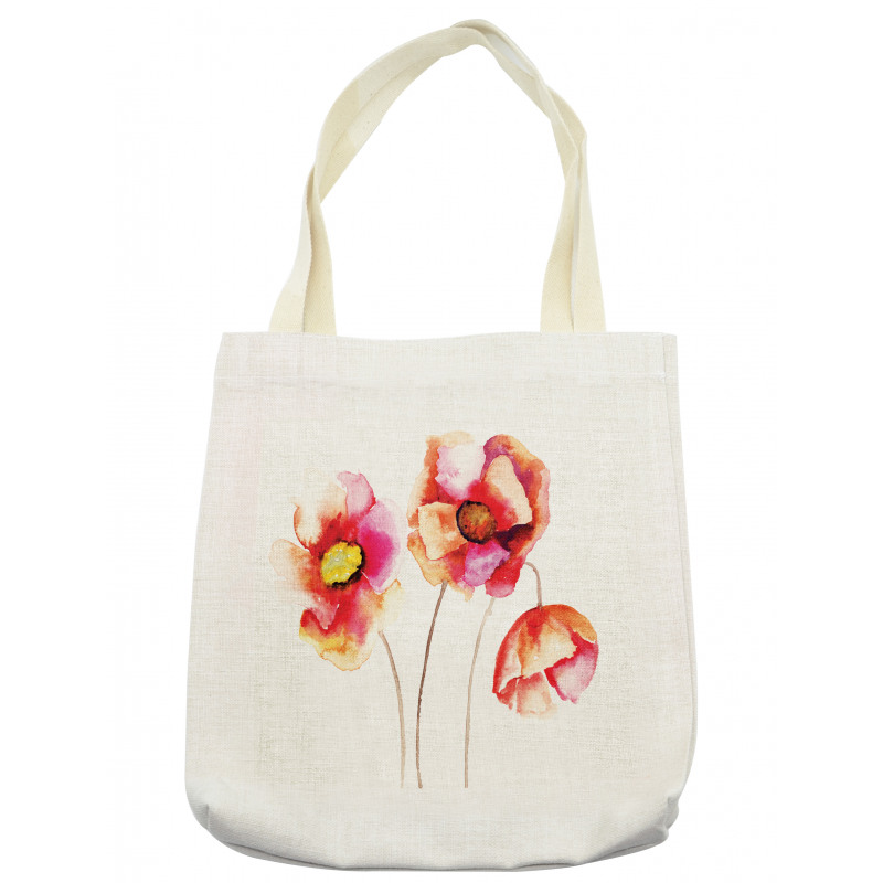 Blooming Poppies Tote Bag