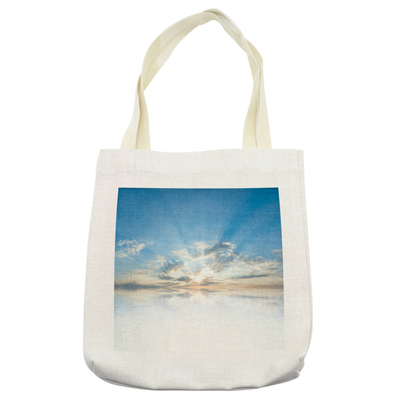 Blue Sky Freedom Clouds Tote Bag