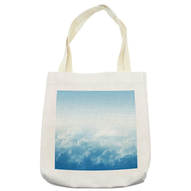 Peaceful Fluffy Clouds Tote Bag