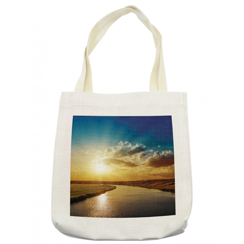 Dreamy Sunset on River Tote Bag