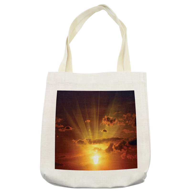 Burning Sunset Tote Bag